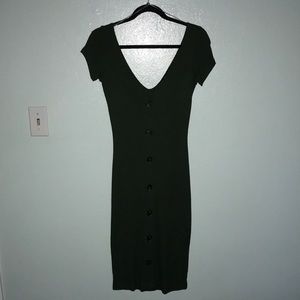 Forest green dress